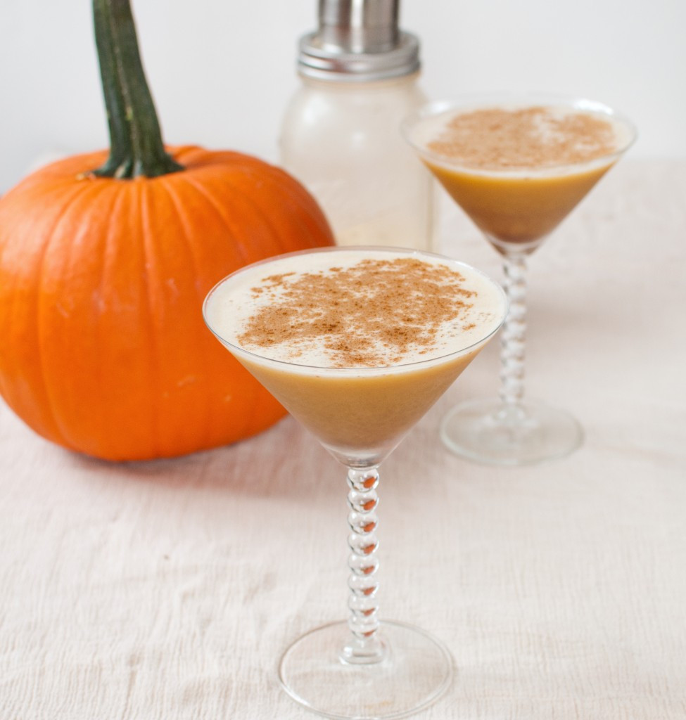 Pumpkin Pie Cocktails
 The Pumpkin Pie Martini Baked In