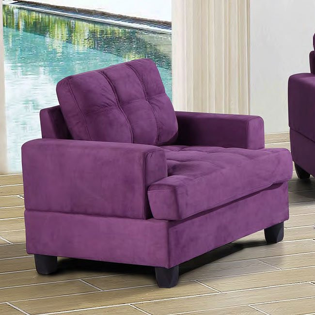 Purple Chairs Living Room
 G517 Living Room Set Purple Glory Furniture