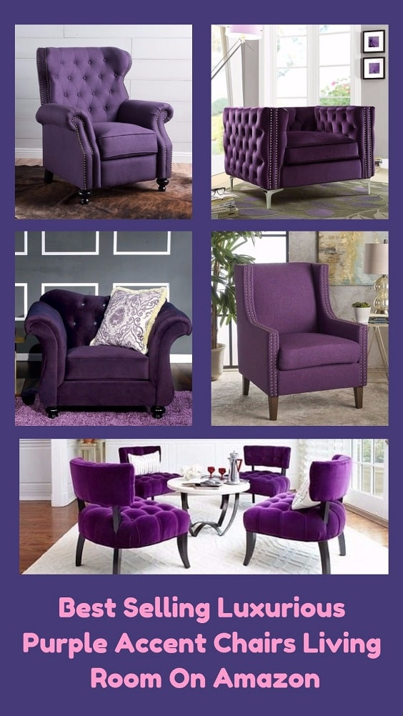 Purple Chairs Living Room
 Best Selling Luxurious Purple Accent Chairs Living Room