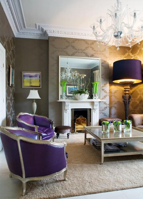 Purple Chairs Living Room
 Purple Chairs Eclectic living room Kevin Kelly Interiors