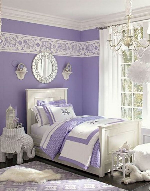 Purple Girls Bedroom
 80 Inspirational Purple Bedroom Designs & Ideas Hative