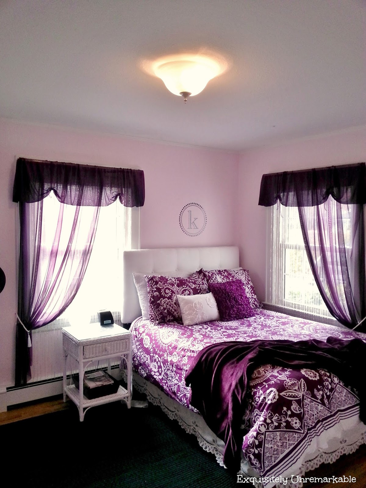 Purple Girls Bedroom
 Pretty in Purple Teen Bedroom