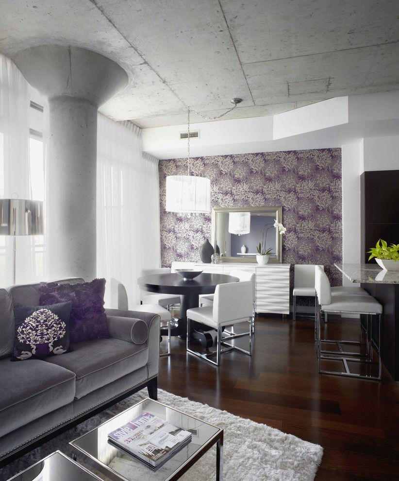 Purple Living Room Decor
 23 Purple Dining Room Designs Decorating Ideas