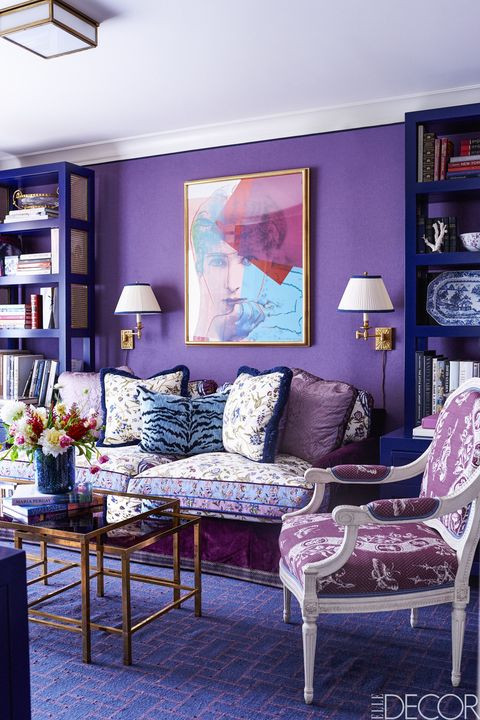 Purple Living Room Decor
 21 Best Purple Rooms & Walls Ideas for Decorating with