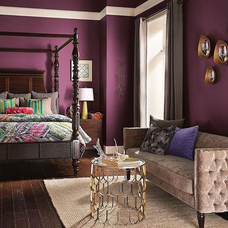 Purple Paint Color For Bedroom
 Interior Design Ideas