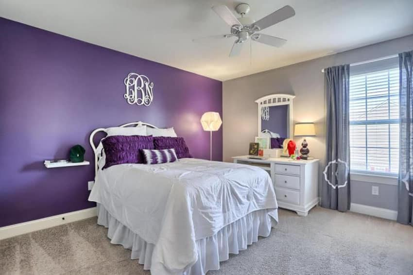 Purple Paint Color For Bedroom
 25 Gorgeous Purple Bedroom Ideas Designing Idea