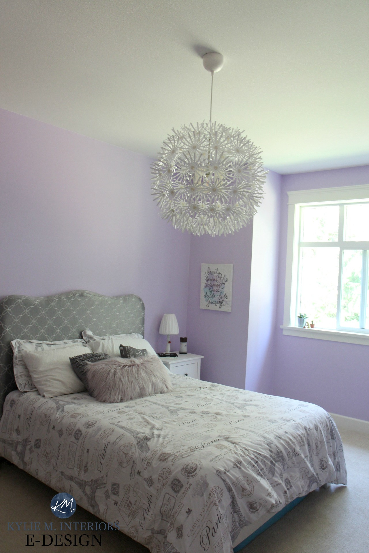 Purple Paint Color For Bedroom
 Best purple paint colour Benjamin Moore Lily Lavender in