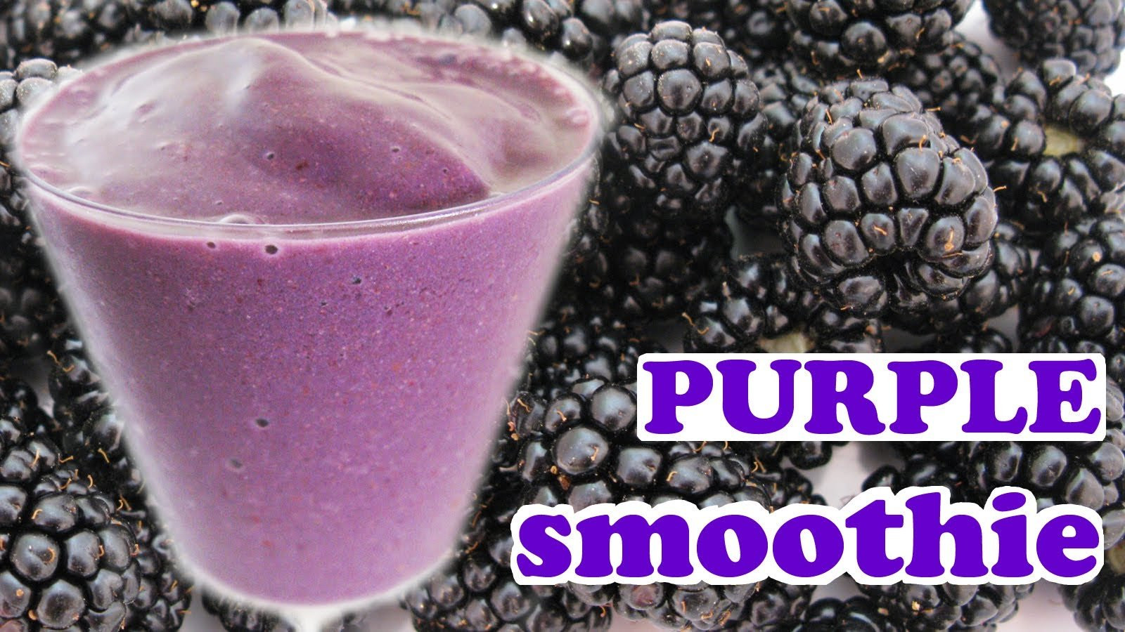 Purple Smoothies Recipes
 Healthy Purple Smoothie Recipe Blackberry Banana Flax