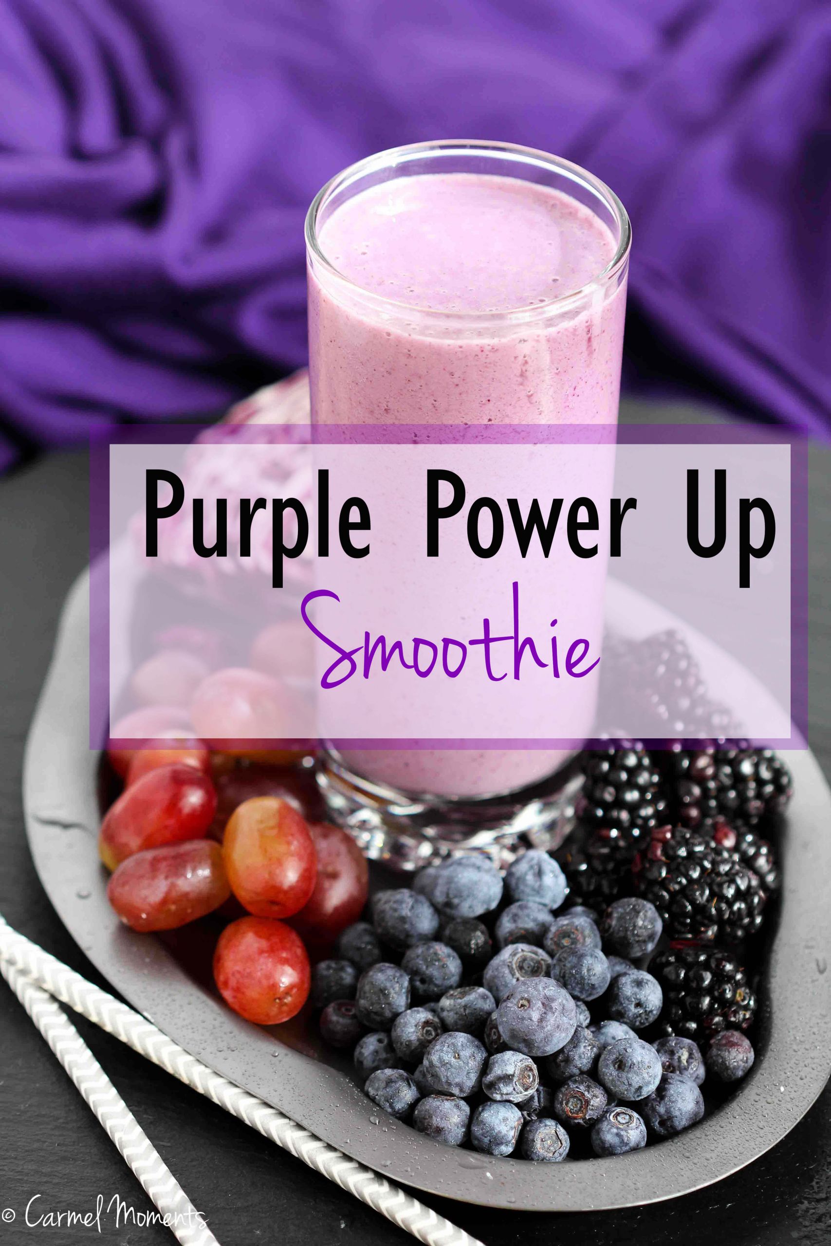 Purple Smoothies Recipes
 Purple Power Up Smoothie