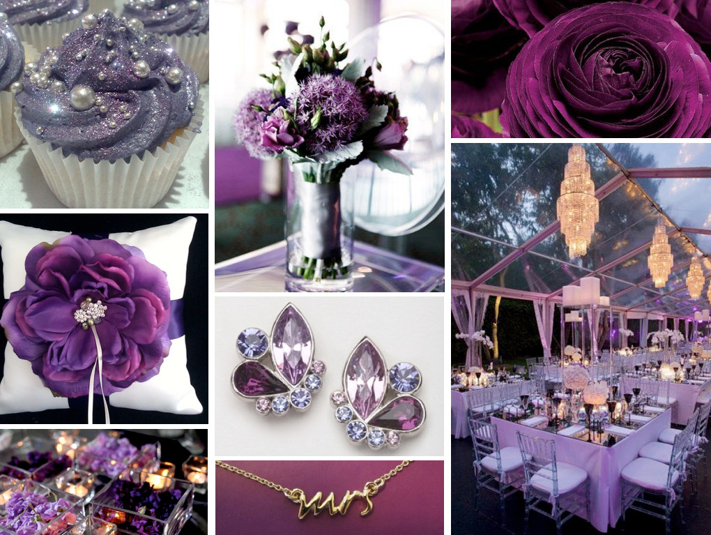 Purple Themed Wedding
 Wedding Ideas Purple Wedding theme