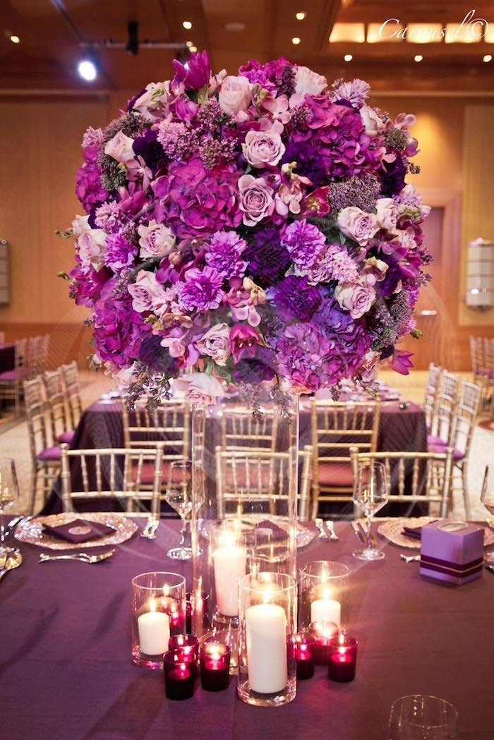 Purple Themed Wedding
 Wedding Ideas With Purple Theme