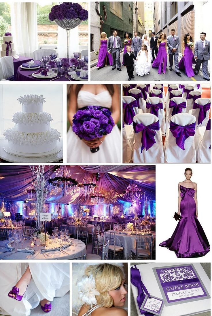 Purple Themed Wedding
 Purple Reign