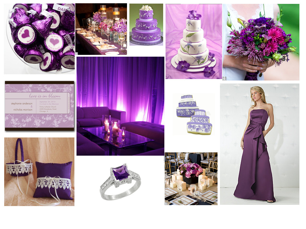 Purple Themed Wedding
 Purple Wedding Theme