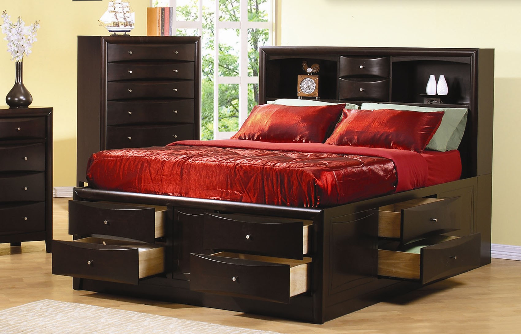 Queen Size Storage Bedroom Sets
 Queen Storage Bed Plans