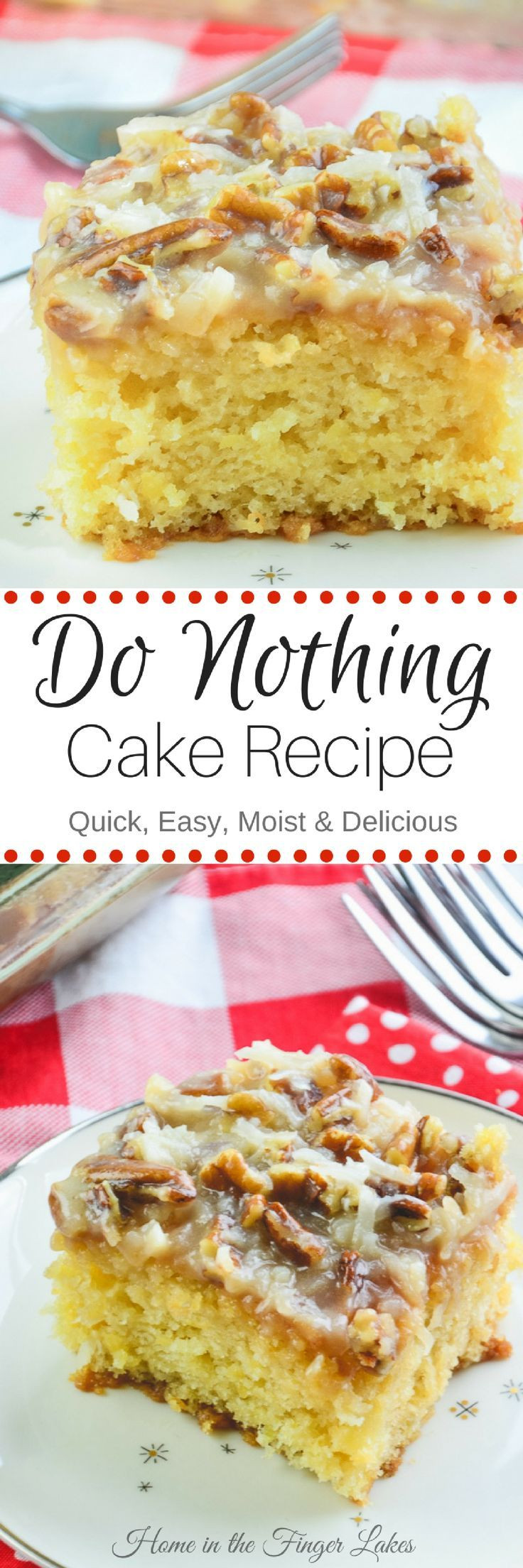 Quick And Easy Cake Recipes
 Do Nothing Cake Recipe