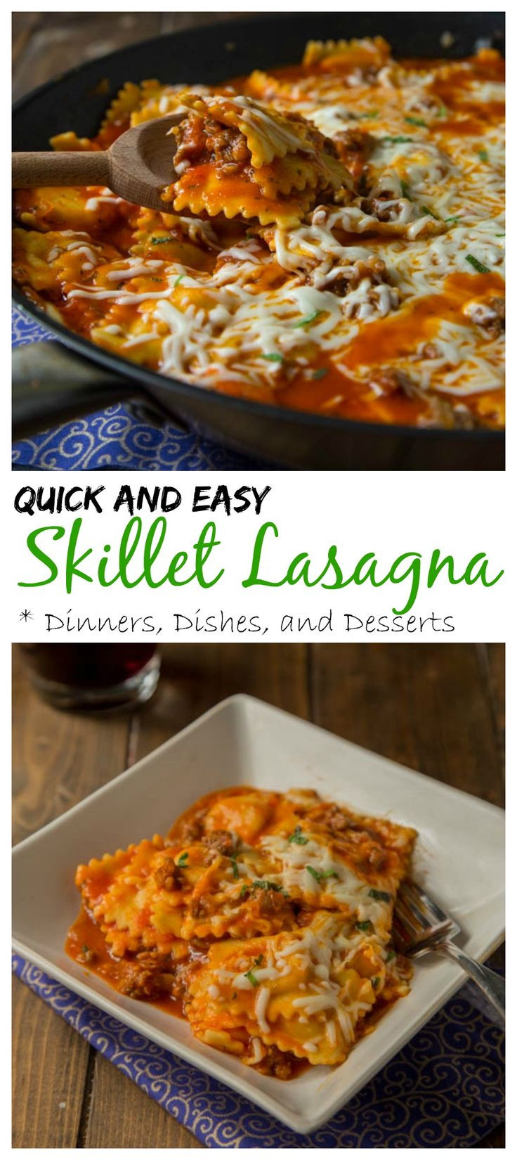 Quick And Easy Lasagna
 Quick and Easy Skillet Lasagna Make lasagna perfect for