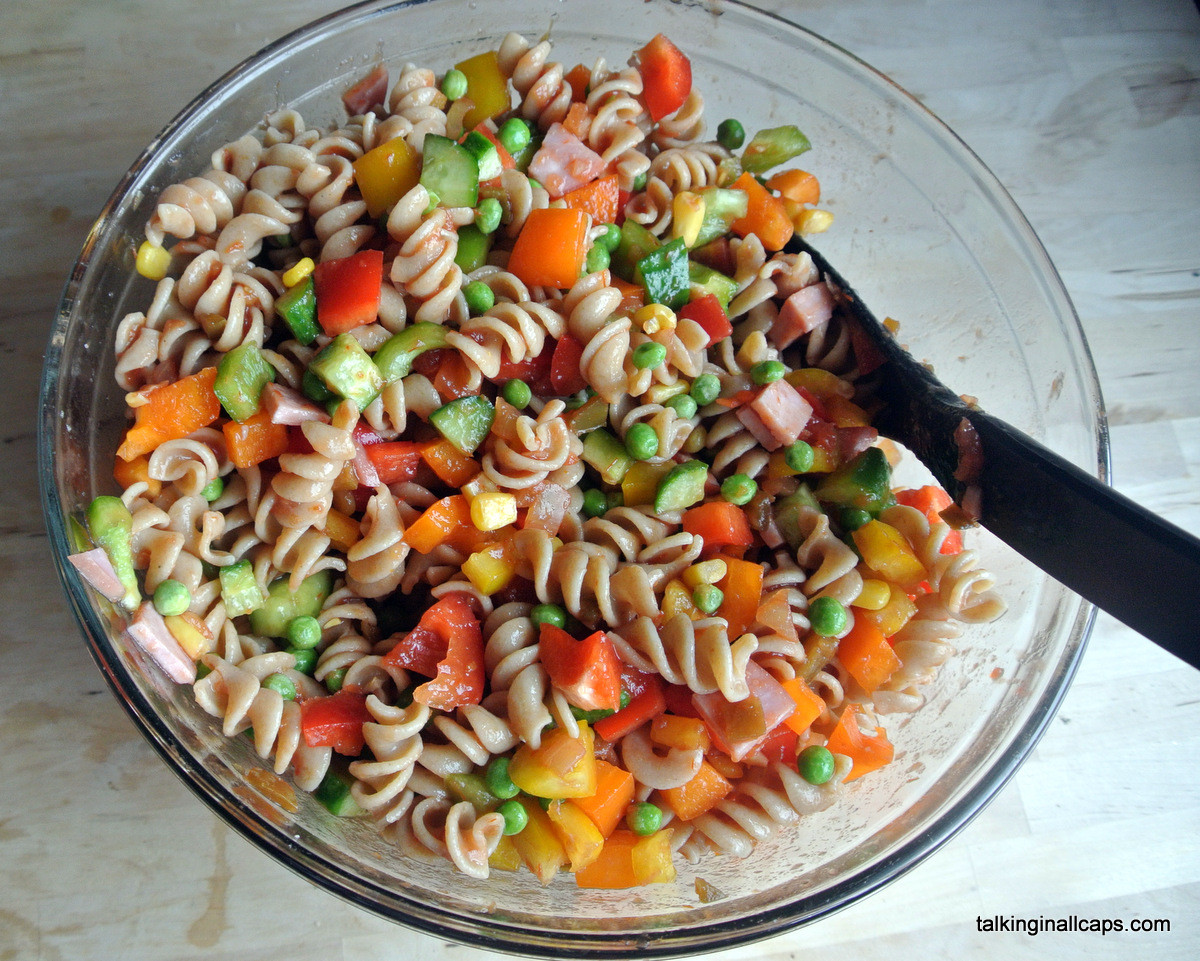 Quick And Easy Pasta Salad
 Quick and Easy Pasta Salad Talking in ALL CAPS