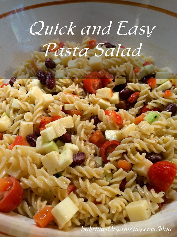 Quick And Easy Pasta Salad
 Quick and Easy Pasta Salad Recipe