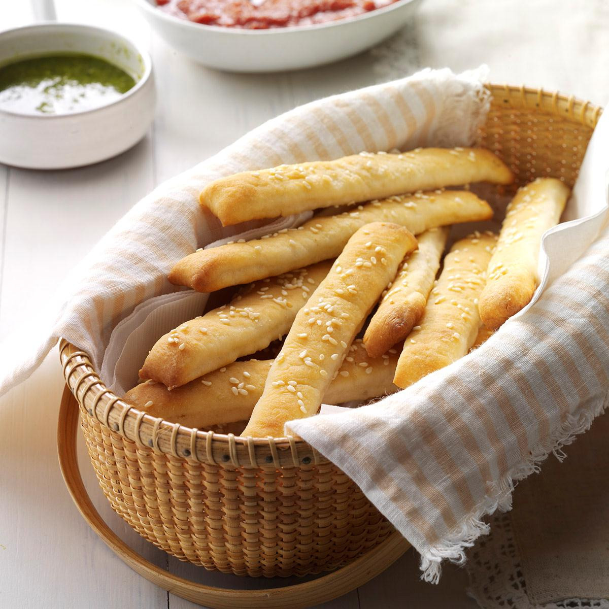 Quick Bread Sticks
 Soft Sesame Breadsticks Recipe