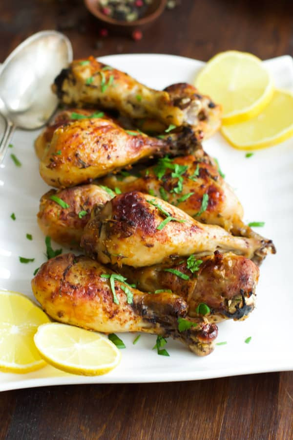Quick Chicken Legs Recipes
 Roasted Lemon Chicken Leg Recipe Primavera Kitchen