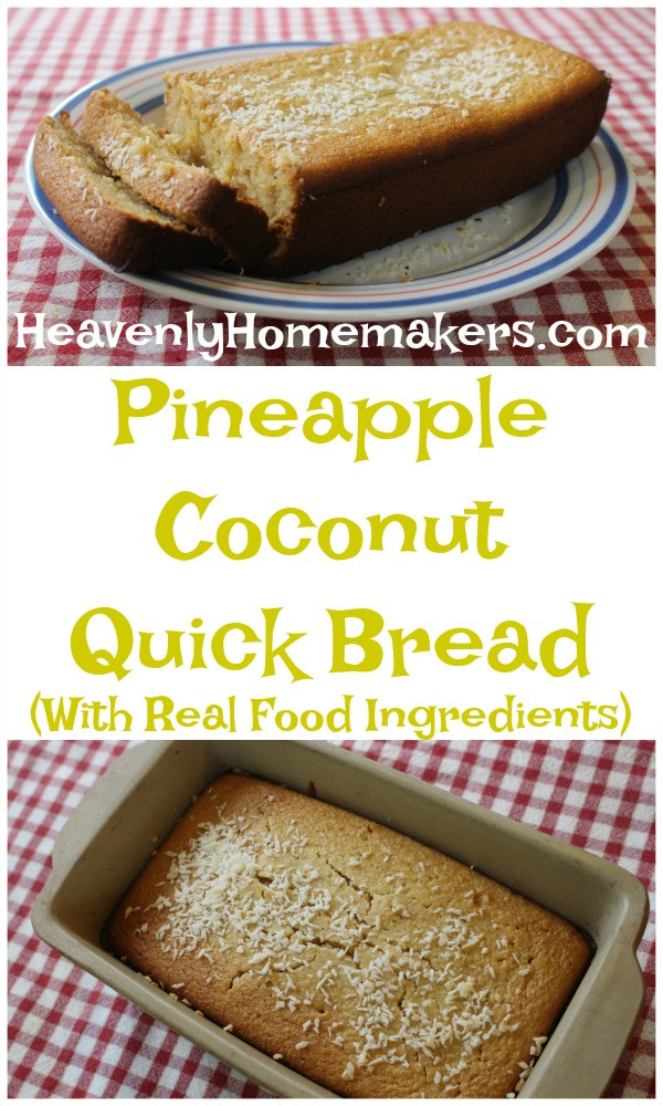 Quick Coconut Bread
 Simple Snack Recipe Easy Pineapple Coconut Quick Bread