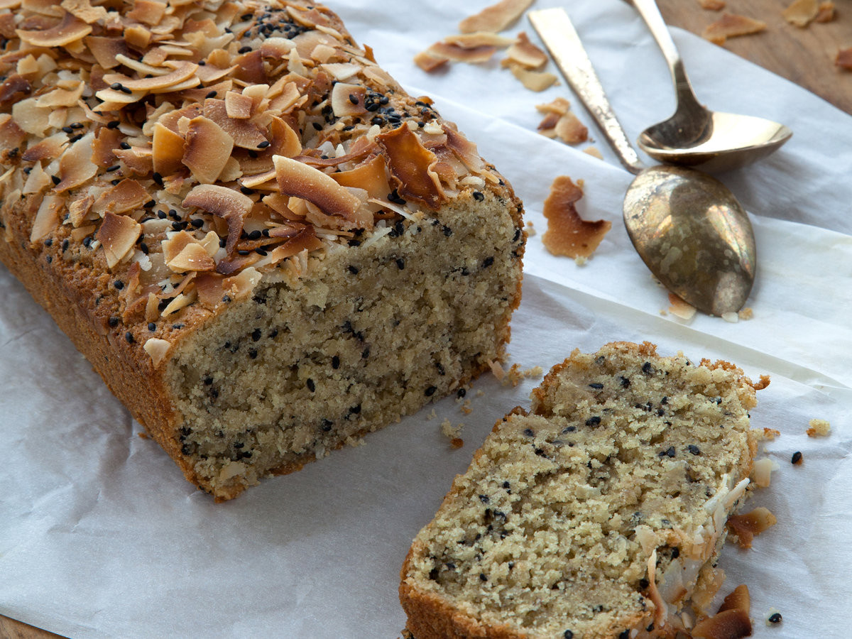 Quick Coconut Bread
 Triple Coconut Black Sesame Quick Bread Recipe Silvana