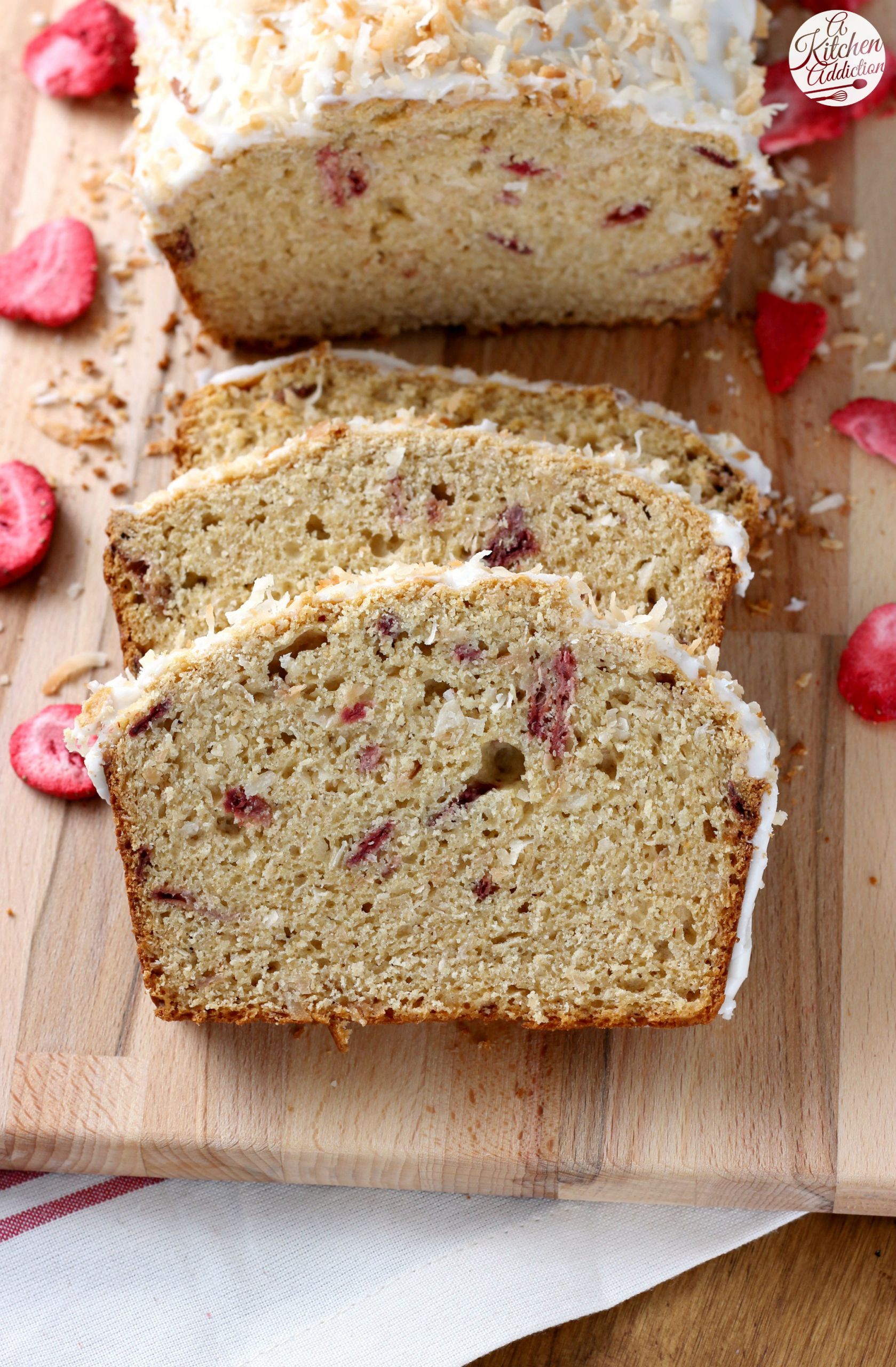 Quick Coconut Bread
 Strawberry Coconut Yogurt Quick Bread A Kitchen Addiction