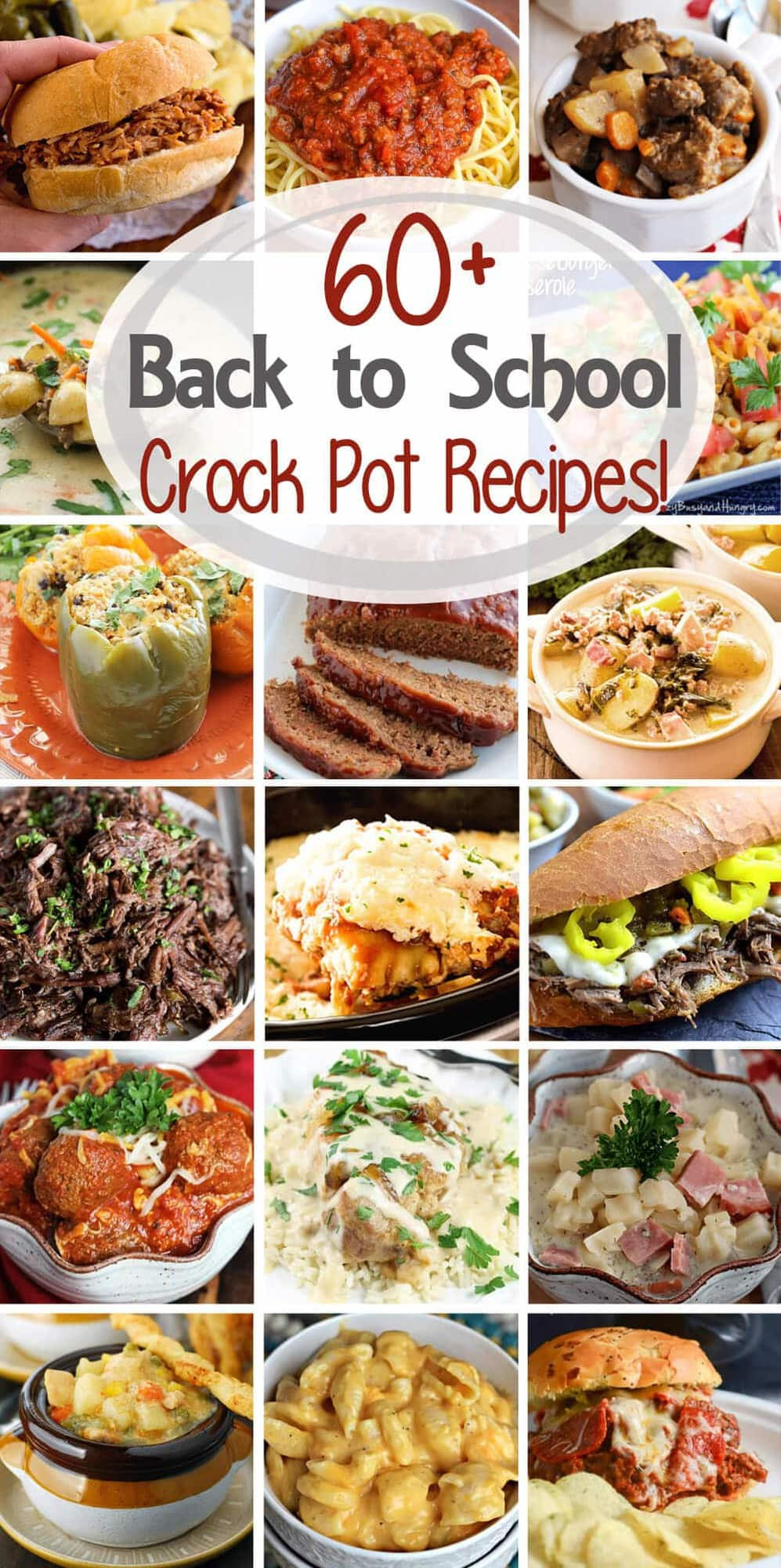 Quick Crock Pot Dinners
 60 Back to School Dinner Crock Pot Recipes Julie s Eats