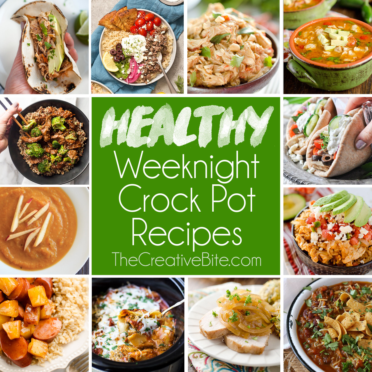 Quick Crock Pot Dinners
 Healthy Weeknight Crock Pot Recipes