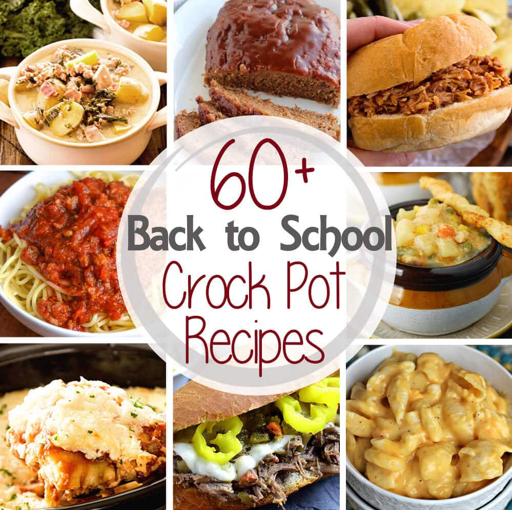 Quick Crock Pot Dinners
 60 Back to School Dinner Crock Pot Recipes Julie s Eats