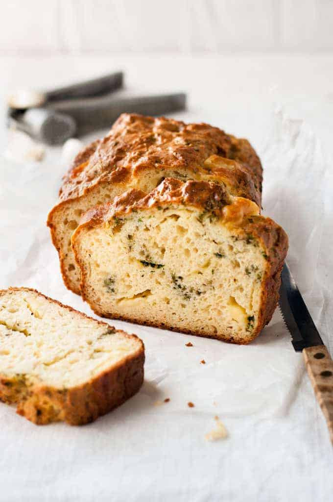 Quick Easy Bread Recipe
 Cheese Herb & Garlic Quick Bread No Yeast