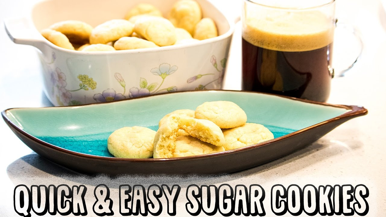 Quick Easy Sugar Cookies
 Quick & Easy Sugar Cookies