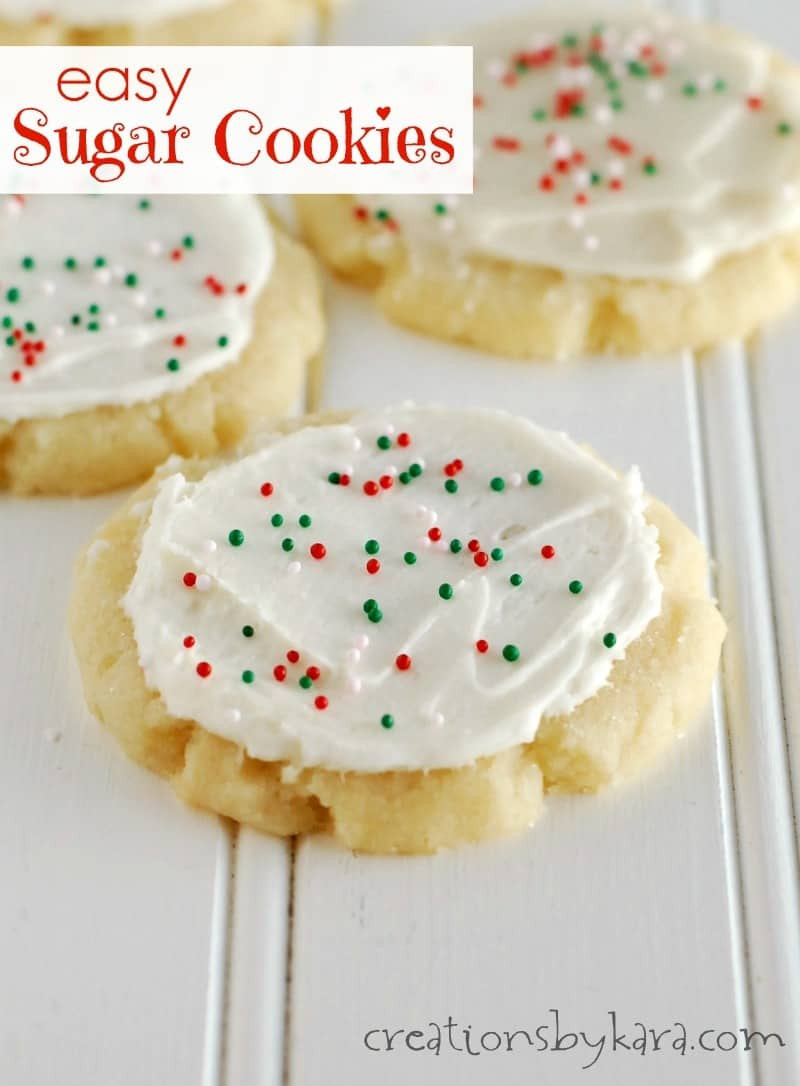 Quick Easy Sugar Cookies
 Easy Sugar Cookies