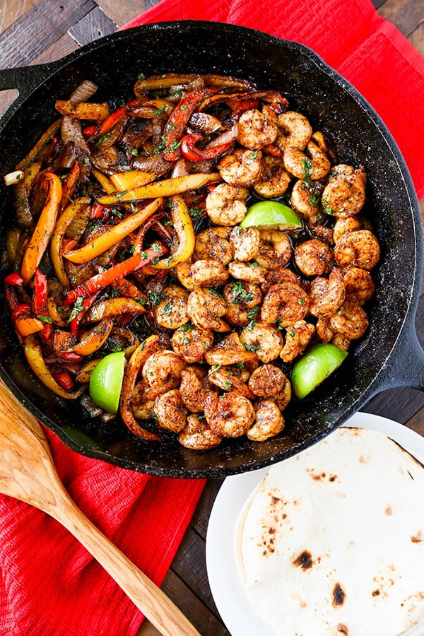 Quick Healthy Dinners For 2
 Skillet Shrimp Fajitas Easy Dinner Recipe No 2 Pencil