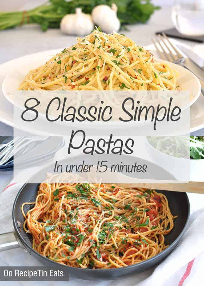Quick Italian Recipes
 8 Quick and Easy Pasta Recipes