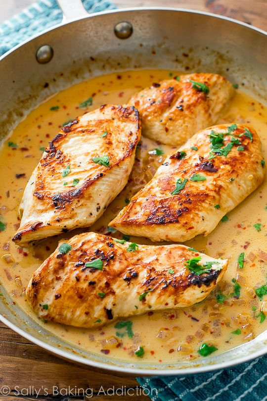Quick Meal With Chicken Breasts
 Quick Dinner Skillet Chicken with Creamy Cilantro Lime