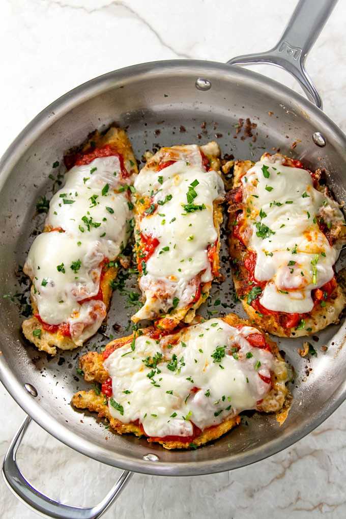 Quick Meal With Chicken Breasts
 Easy Skillet Chicken Parmesan