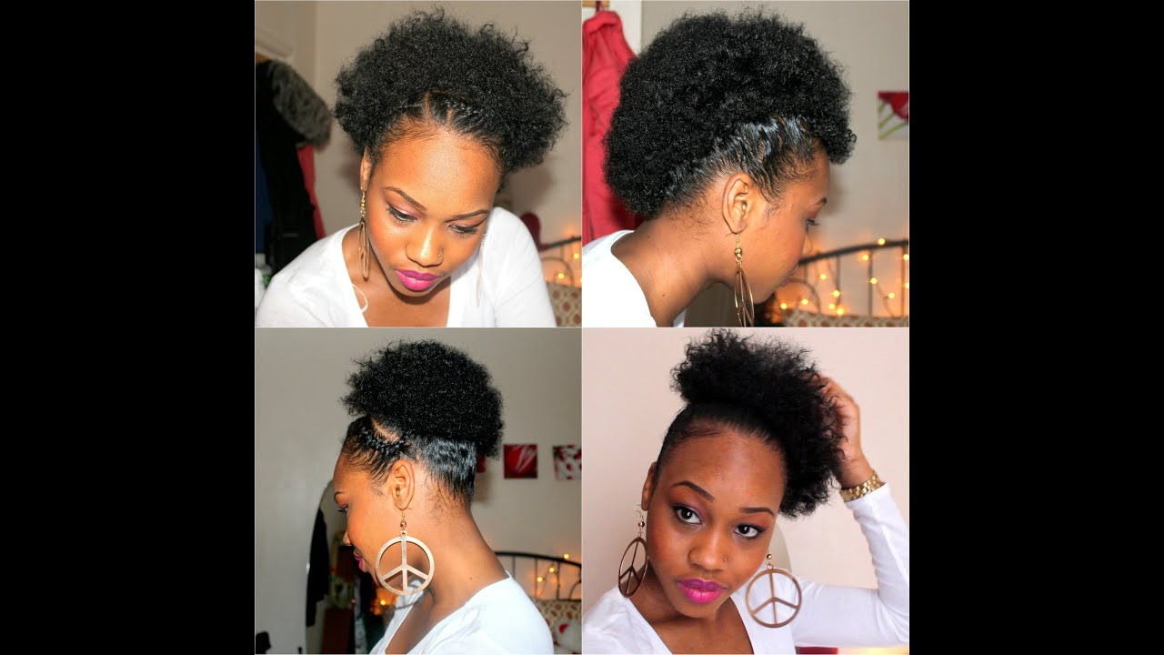 Quick Natural Hairstyles Short Hair
 21 Four Quick easy styles for Short Natural Hair