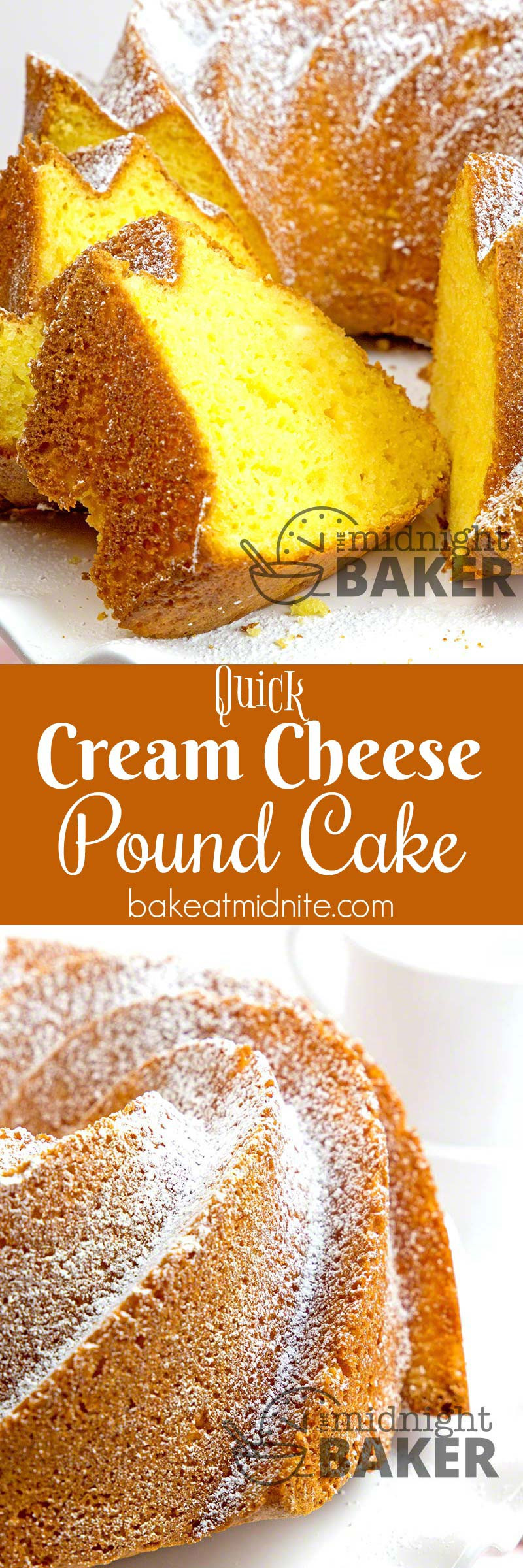 Quick Pound Cake Recipe
 Quick Cream Cheese Pound Cake The Midnight Baker