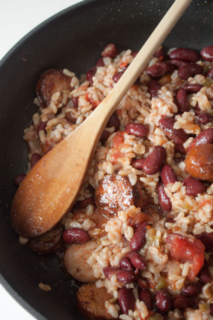 Quick Red Beans And Rice
 Quick Red Beans and Rice with Andouille Sausage
