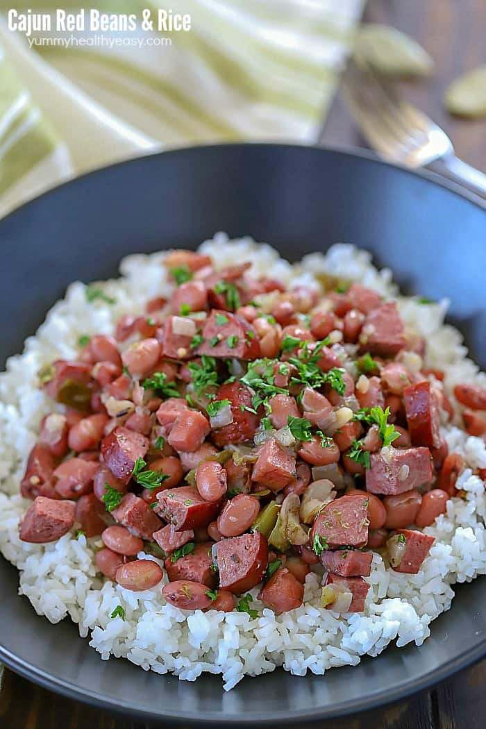 Quick Red Beans And Rice
 Cajun Red Beans & Rice Yummy Healthy Easy