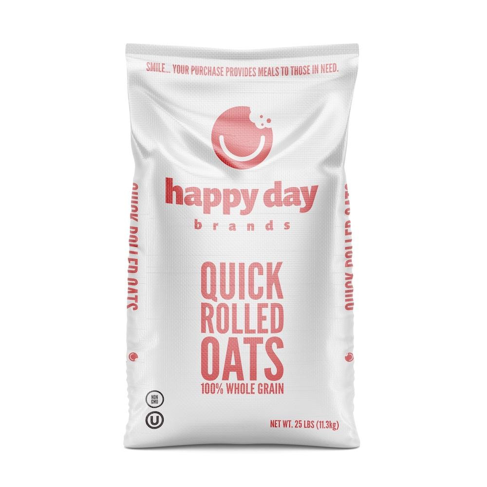 Quick Rolled Oats
 Quick Rolled Oats Happy Day Brands