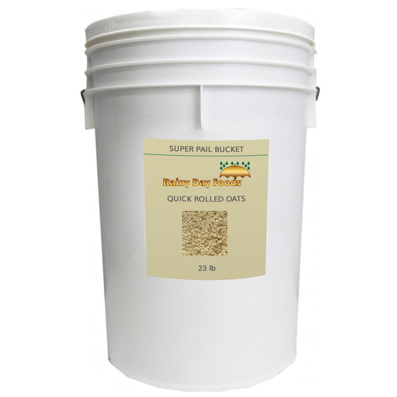 Quick Rolled Oats
 Natural Quick Rolled Oats 23 lb 6 gal Bucket