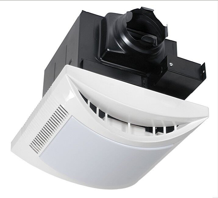 Quiet Bathroom Exhaust Fans
 Super Quiet 1 1 Sones 110CFM Bathroom Exhaust Fan & Light