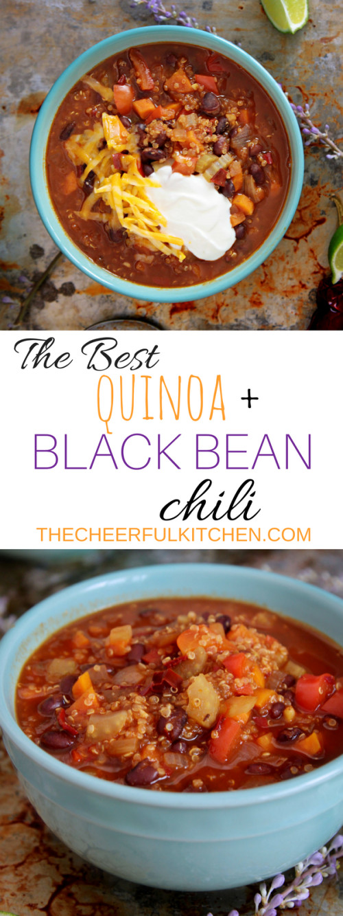 Quinoa Black Bean Chili
 The Best Quinoa Black Bean Chili