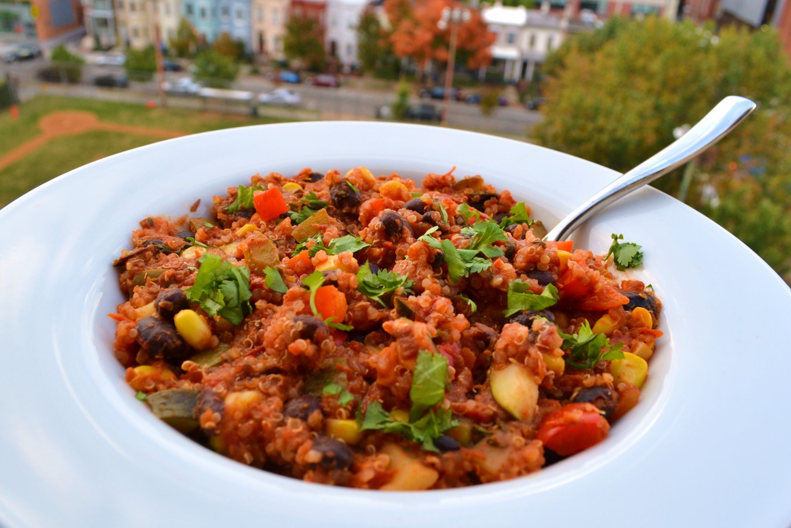 Quinoa Black Bean Chili
 Meatless Monday Quinoa Black Bean Chili