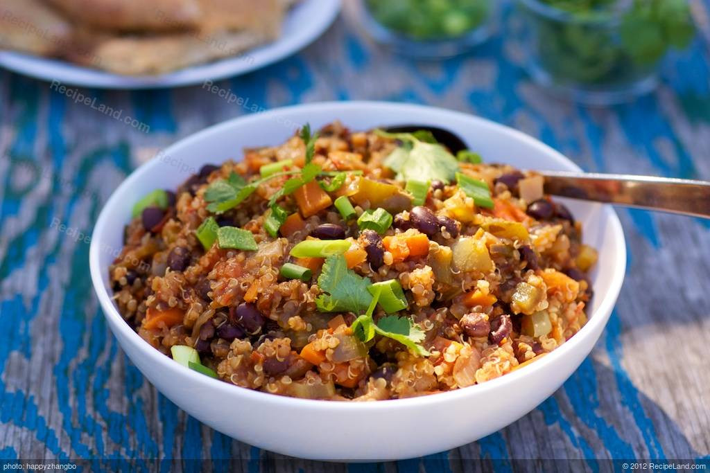 Quinoa Black Bean Chili
 Black Bean and Quinoa Chili Recipe