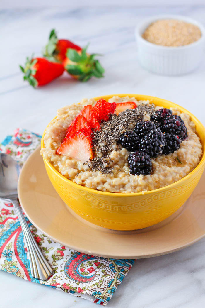 Quinoa Fiber Content
 High Protein & Fiber Breakfast Quinoa Oatmeal Zen & Spice