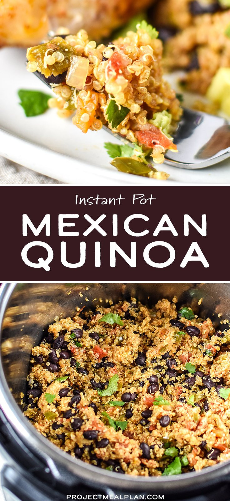 Quinoa Instant Pot
 Instant Pot Mexican Quinoa Project Meal Plan