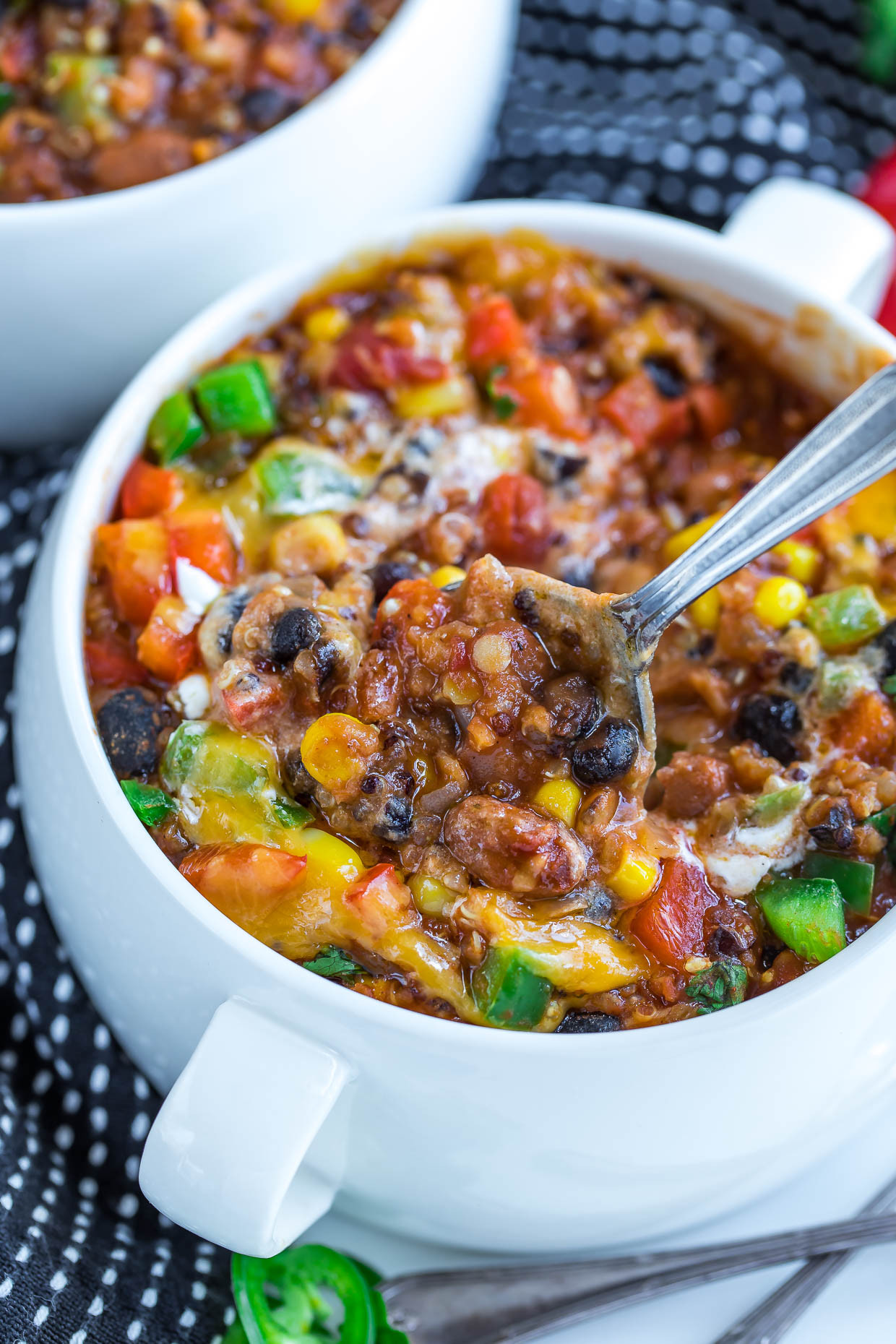 Quinoa Instant Pot
 Instant Pot Ve arian Quinoa Chili Peas And Crayons